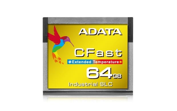 ADATA пуска нова CFast карта памет за промишлено приложение Industrial Card