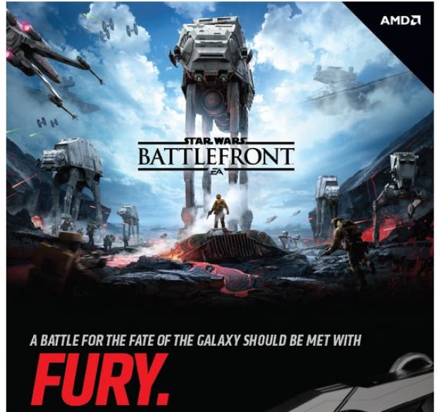 AMD ще подарява играта Star Wars: Battlefront на купувачите на адаптера Radeon R9 Fury X