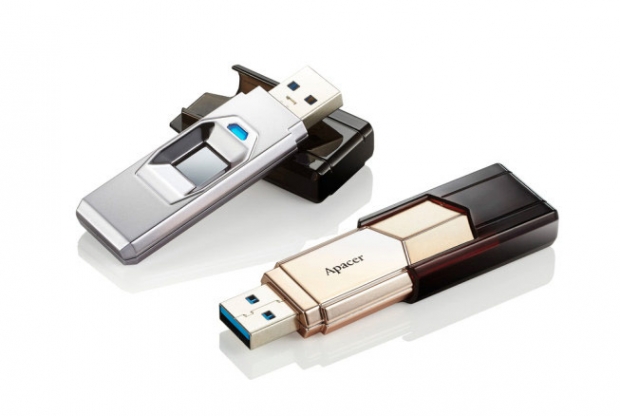 Apacer представи USB стик със скенер за пръстови отпечатъци