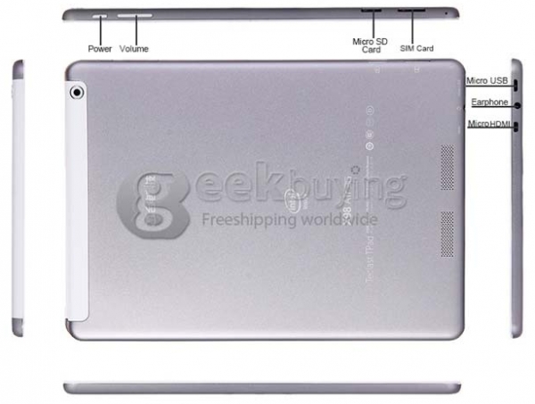 Teclast X98 Air 3G: таблетфон с резолюция 2048х1536 пиксела, ОС Android/Windows 8.1 и цена 0