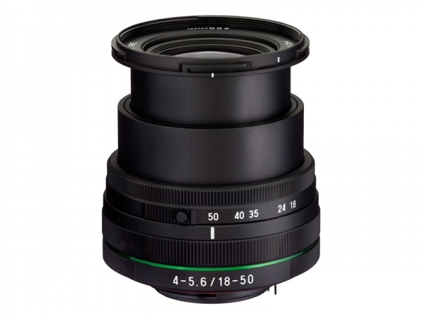 Pentax-DA 18–50mm F4–5.6 DC WR RE: обектив с оптично увеличение и уникална конструкция