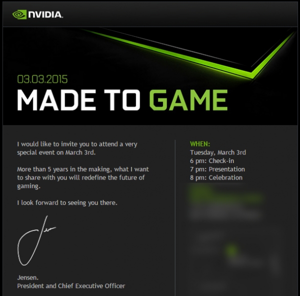 Nvidia ще покаже нещо през март, което ще „промени бъдещето на гейминга“