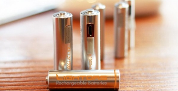 Lightors: акумулаторни батерийки с USB порт