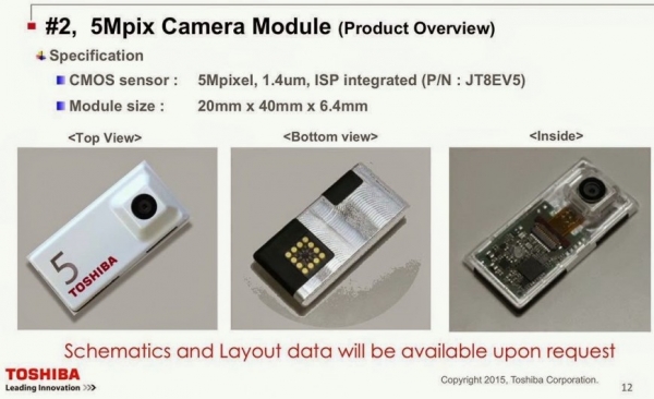 Toshiba представи първият 5 MP оптичен модул за смартфона Project Ara
