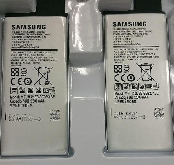 Galaxy S6 отстъпва на S5 по капацитет на батерията