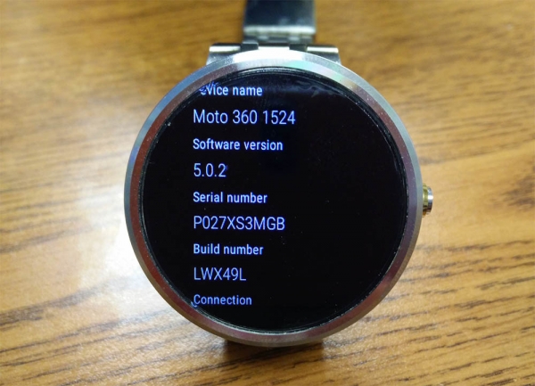 Android Wear часовниците започнаха да получават Android 5.0.2