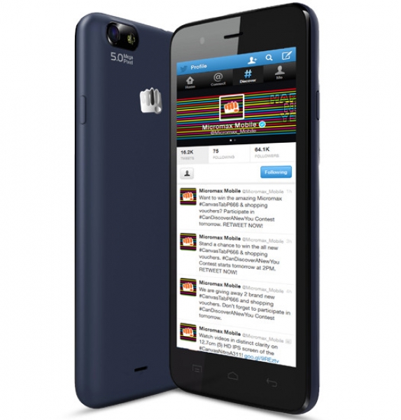 Micromax Bolt D321: смартфон с 5-инчов дисплей и ОС Android 4.4