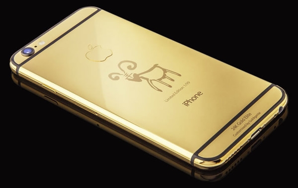 Ексклузивен златен iPhone 6 с гравирана коза за £ 2637