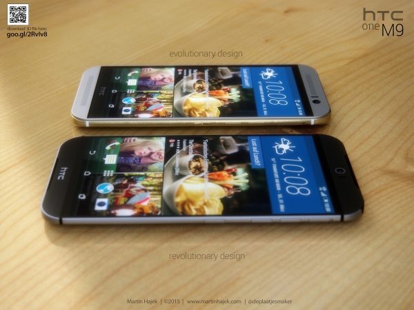 Два варианта на HTC One M9 лице в лице
