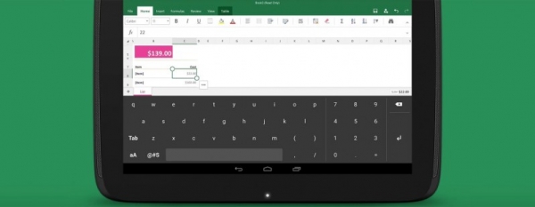 Microsoft пусна Android клавиатура, оптимизирана за работа с Excel