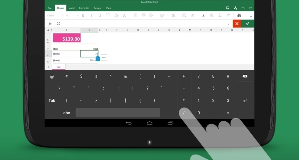Microsoft пусна Android клавиатура, оптимизирана за работа с Excel