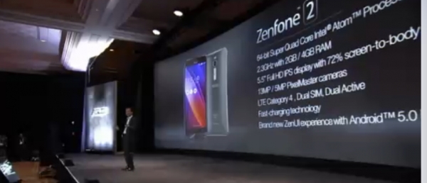 Asus обяви ZenFone 2 с 1080р дисплей и Intel Atom