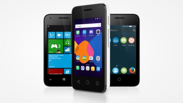 CES 2015: съобщиха техническите параметри на смартфоните Alcatel OneTouch Pixi 3 с три операционни системи