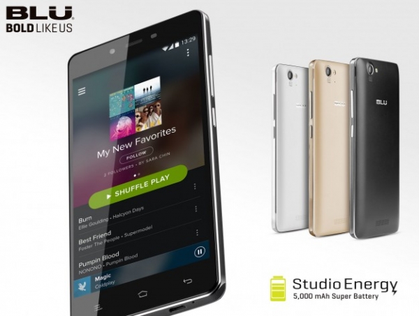 CES 2015: BLU Studio Energy – смартфон с 5000 mAh акумулаторна батерия