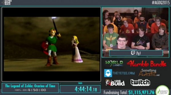 Awesome Games Done Quick 2015 събра повече от 1.2 млн. долара