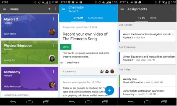 Google пусна своето приложение Classroom за Android и iOS