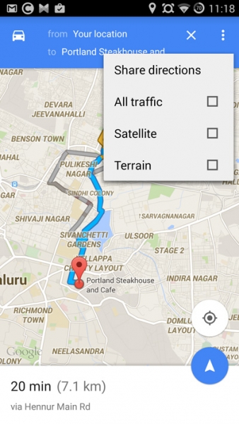 Google пусна мащабен ъпдейт за мобилната версия на Maps