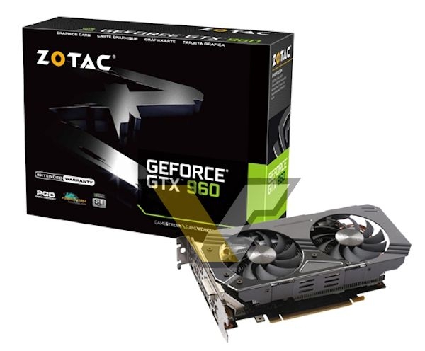 ASUS, EVGA и Zotac представиха своите версии за видеоадаптера GeForce GTX 960