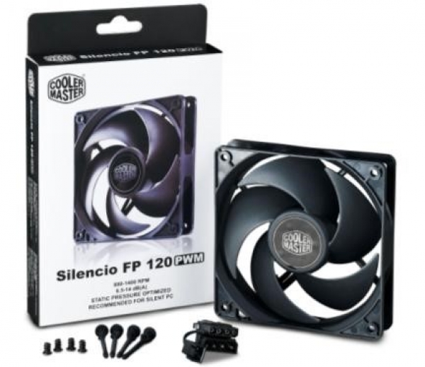 Cooler Master пука през февруари 120-мм вентилатори Silencio FP 120 3PIN и Silencio FP 120