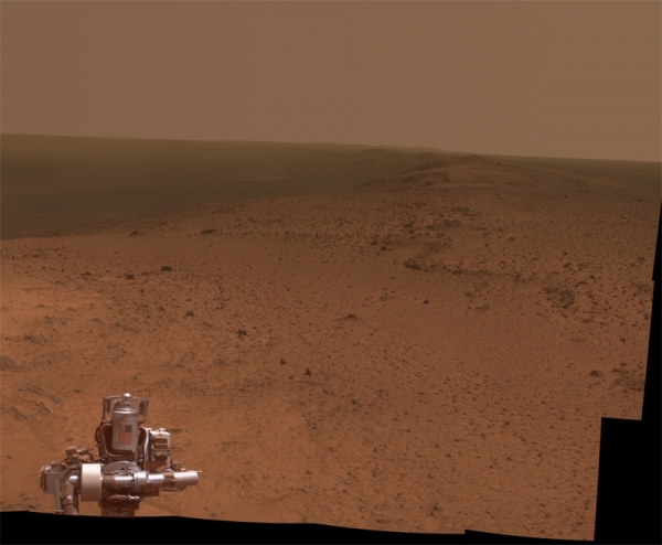 Панорамни фотографии на планетата Марс по случай 11 годишнината на роувъра Opportunity