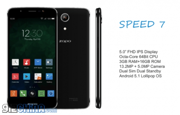 Първа информация за смартфоните Zopo Speed 7 и Speed 7 Plus