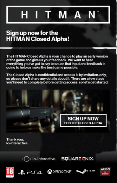 Появиха се изображения от затворената алфа на Hitman