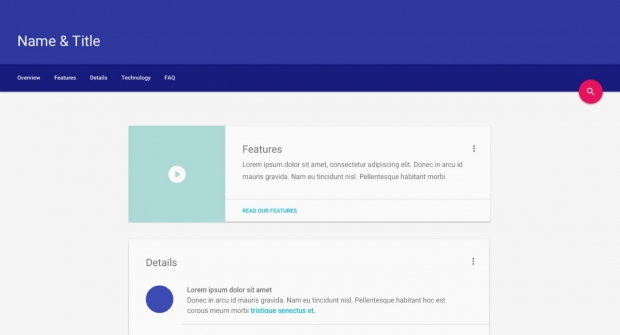 Google обяви Material Design Lite, който прави сайтовете сходни с Android приложения