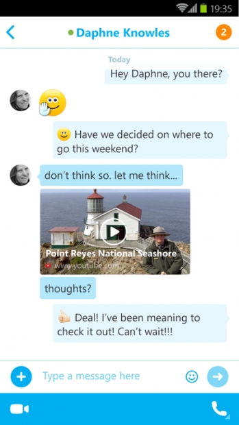 Skype 5.5 за Android опростява входа на потребителите