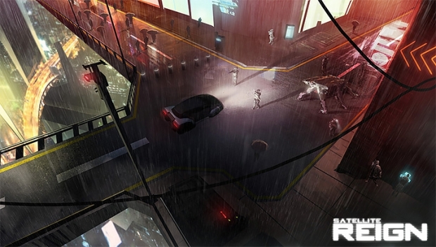 Киберпънк-играта Satellite Reign излиза в края на август