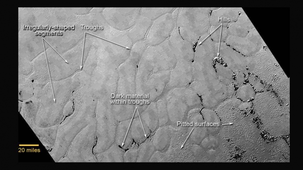 NASA публикува клип от прелитането на New Horizons над Плутон