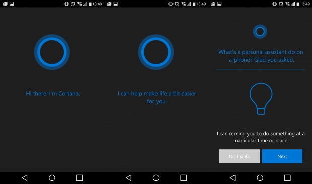 Cortana за Android вече изтече в интернет