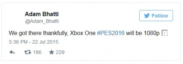 PES 2016 за XBOX One най-сетне ще достигне 1080р