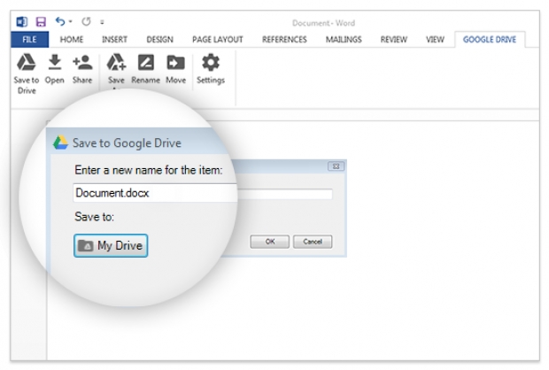 Google улеснява допълнително интеграцията на Drive с MS Office