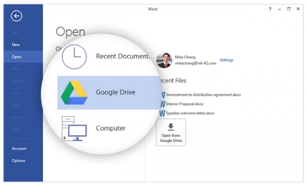 Google улеснява допълнително интеграцията на Drive с MS Office