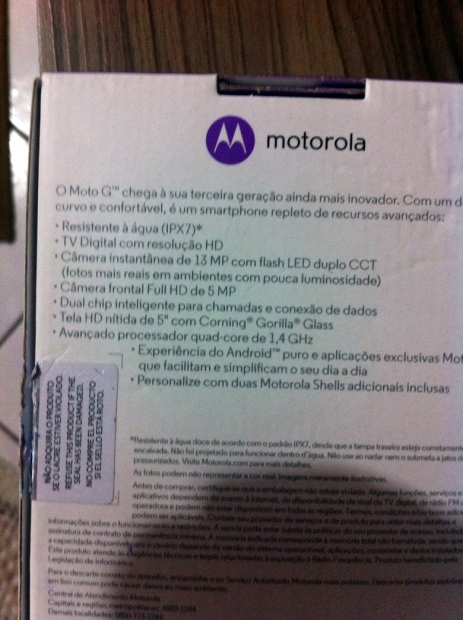 Появиха се снимки от разопаковане на новия Moto G 3