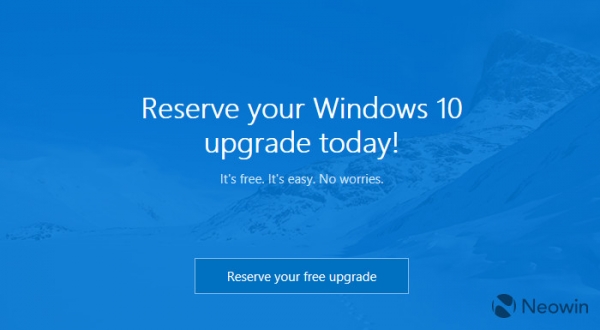 Потребителите с Windows 7 и 8 започнаха да получават уведомявания за безплатно обновяване до Windows 10