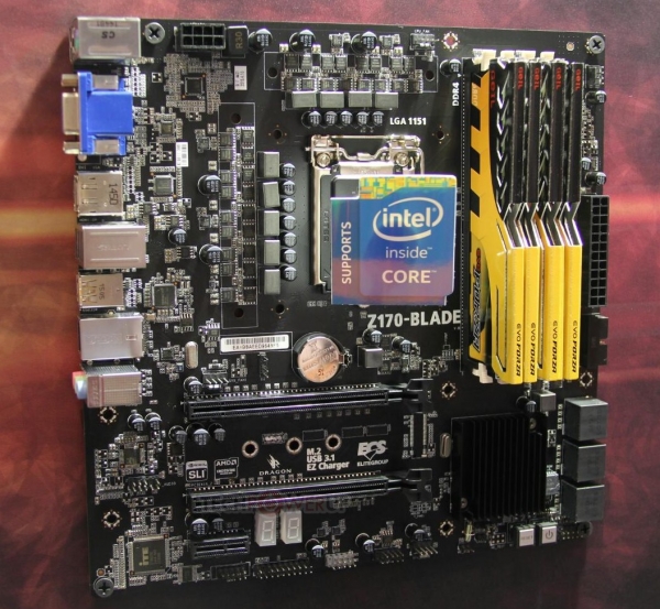 ECS показа на Computex Intel Skylake базираните дънни платки Z170-Blade и Z170-Claymore