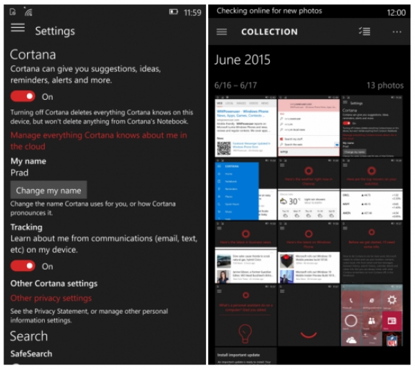 Излезе версия 10136 на Windows 10 Mobile