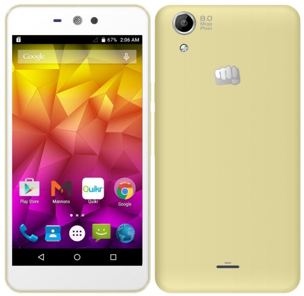 Micromax Canvas Selfie Lens Q345: смартфон със сменяема широкоъгълна оптика