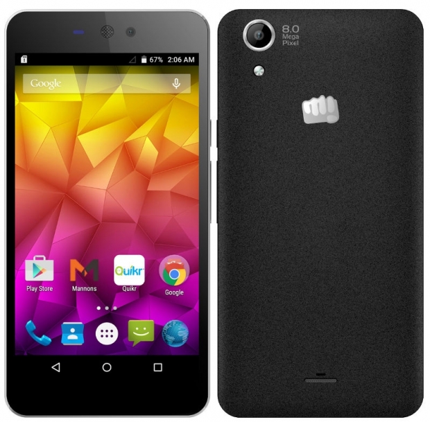 Micromax Canvas Selfie Lens Q345: смартфон със сменяема широкоъгълна оптика