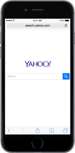 Yahoo оптимизира търсачката си за мобилни браузъри