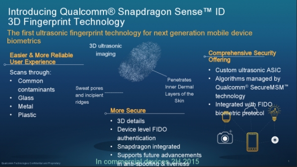 MWC 2015: Qualcomm обяви Sense ID – ултразвукова технология за сканиране на отпечатъци