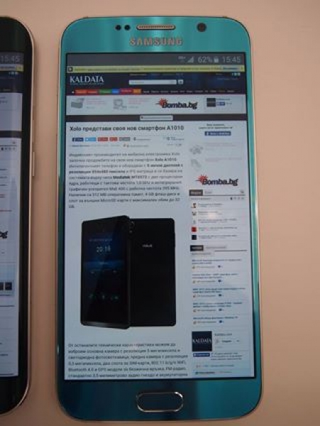 Първи впечатления от Samsung Galaxy S6 и Galaxy S6 Edge