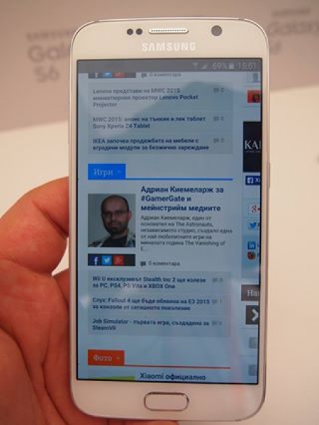 Първи впечатления от Samsung Galaxy S6 и Galaxy S6 Edge