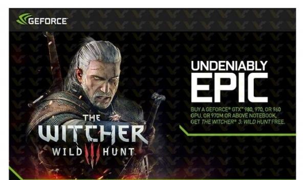 Nvidia ще предлага безплатно The Witcher 3 със свои Maxwell карти