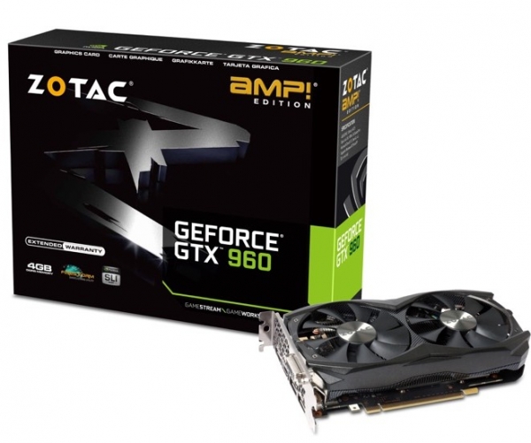 Zotac подготви цели две овърклокнати версии на видеокартата GeForce GTX 960 4 GB