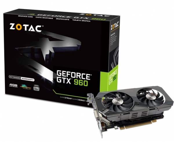 Zotac подготви цели две овърклокнати версии на видеокартата GeForce GTX 960 4 GB