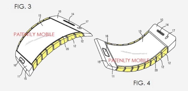 Samsung патентова гъвкав смартфон