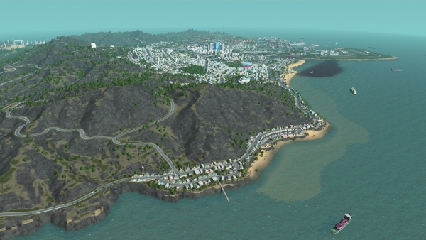 Фен създаде цялата територия на GTA V в Cities: Skylines