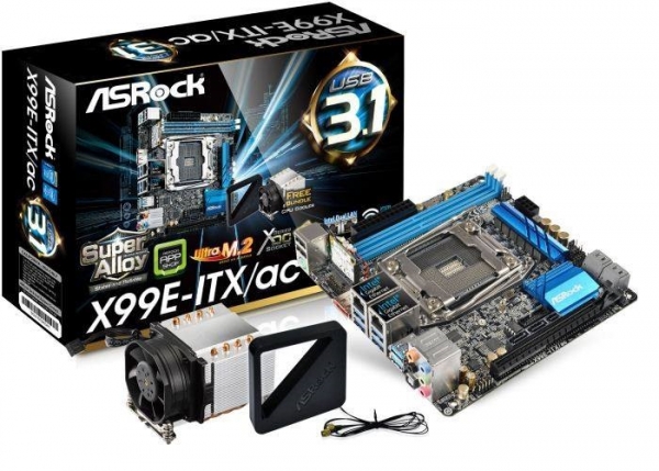 ASRock обнародва данните за Mini-ITX дънната платка X99E-ITX/ac
